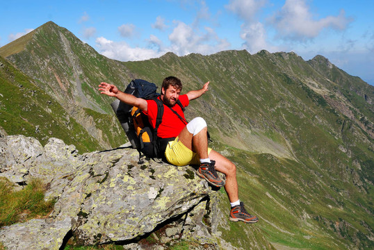 在喀爾巴阡山地越野旅游