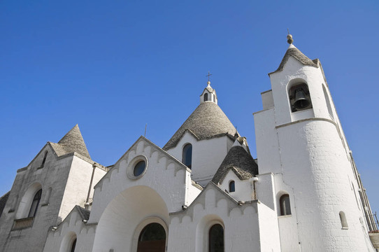 圣安東尼奧教堂特路羅。阿爾貝羅貝洛。Apulia。