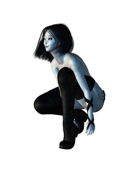 Geisha在Thighboots