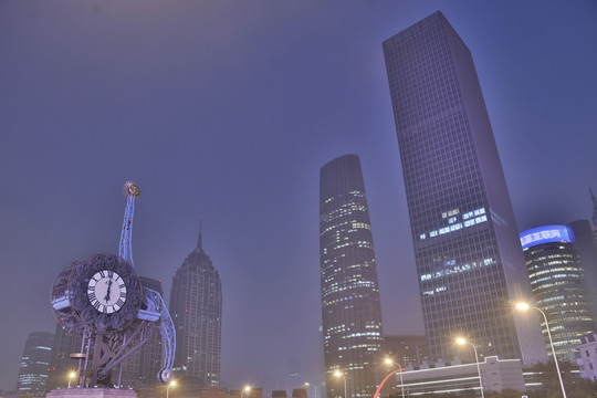 天津城市夜景