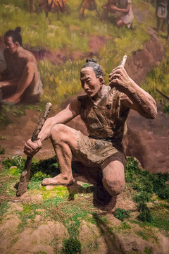 勞動人物雕塑