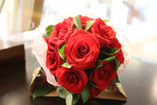 手捧花