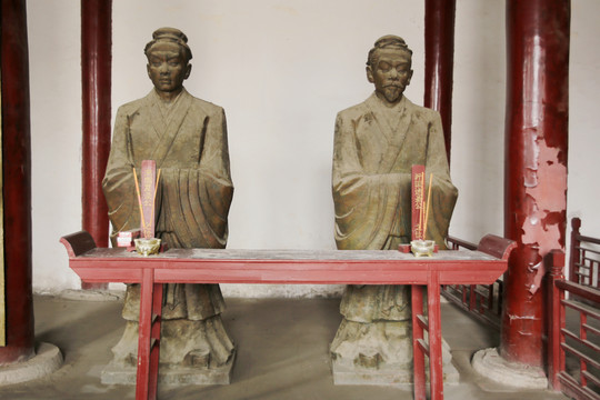 復圣顏回 述圣子思塑 壽縣孔廟