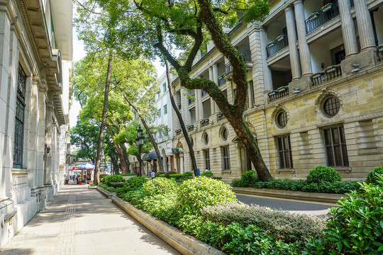 廣州老建筑 沙面老街