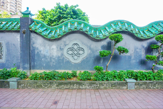 中式圍墻院墻