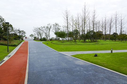 公園瀝青路小路觀光路