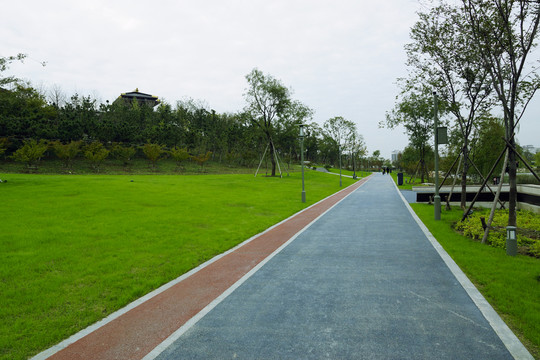 公園瀝青路小路觀光路