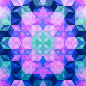 幾何背景染色玻璃