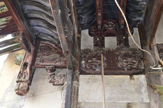 老宅 木雕 古建筑 實(shí)木雕花