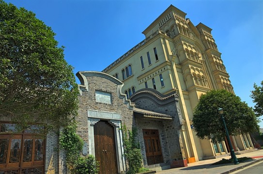 巴金故居 白鹿上書院教堂