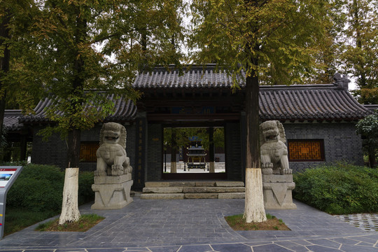 邳州桃花島公園關(guān)公殿