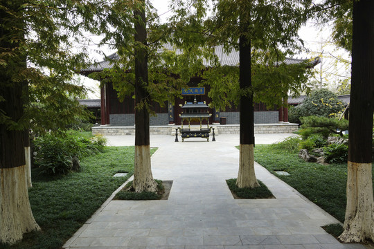 邳州桃花島公園關公殿