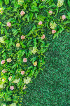 綠色植物墻  花墻