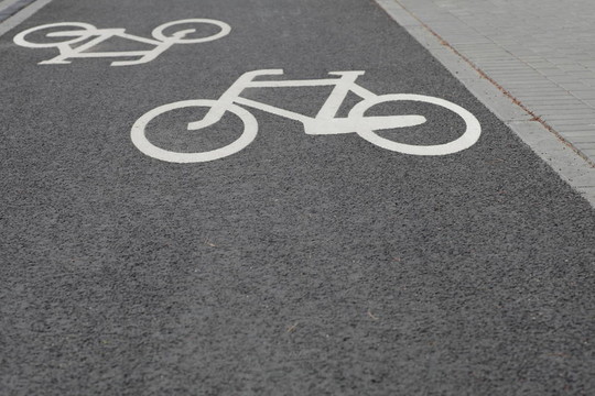 自行車道路標(biāo)志