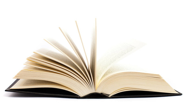 打開的書