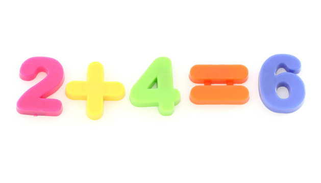 數(shù)字從玩具五顏六色的數(shù)字