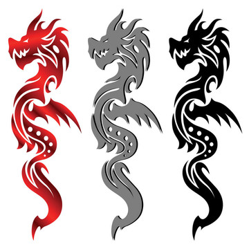 龍；部落紋身