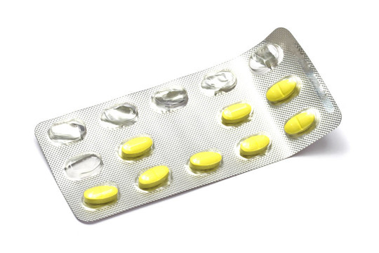 黃色的藥片