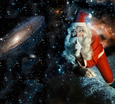 Santa在太空