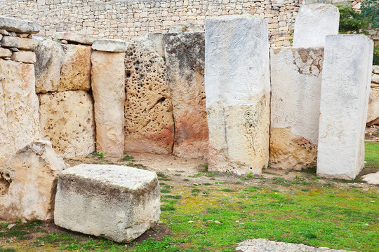 史前的塔爾欣寺廟。建于公元前3000年