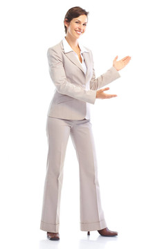 呈現(xiàn)業(yè)務(wù)的女人