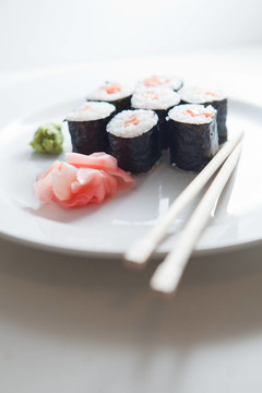 壽司真希（顏色色調(diào)的圖像；淺景深）