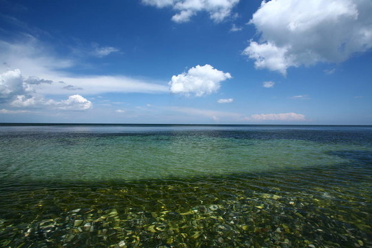 丹麥夏季濱海景觀