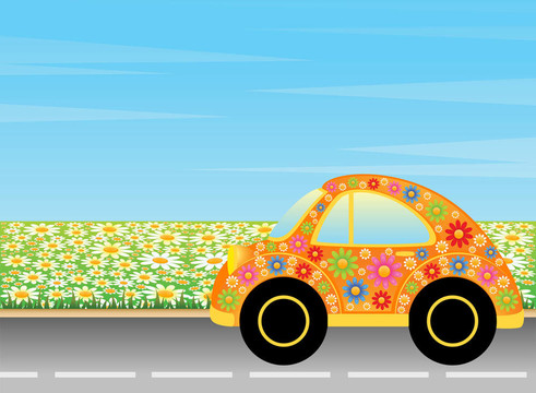 卡通車
