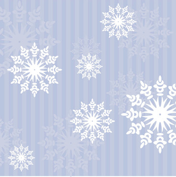 無縫背景與雪花