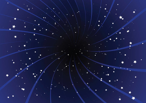紫色爆裂和星星。