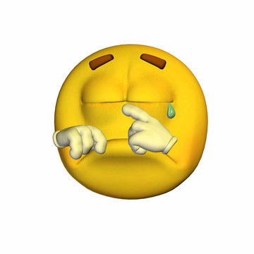 哭泣的表情