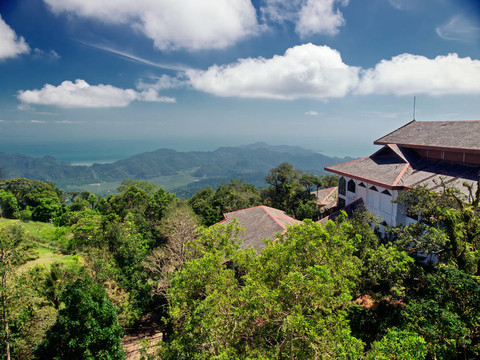 在Langkawi島的觀點(diǎn)。馬來西亞