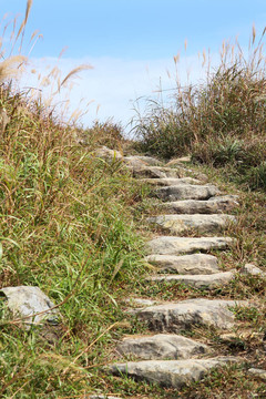 山上的石頭路
