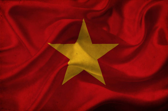 越南飄揚(yáng)的旗幟