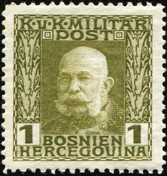 奧地利的Franz Joseph；1915