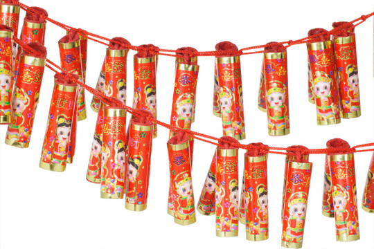 中國新年的火花飾品