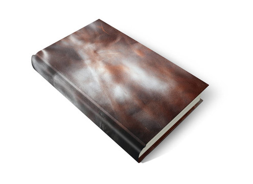 皮革封面的書