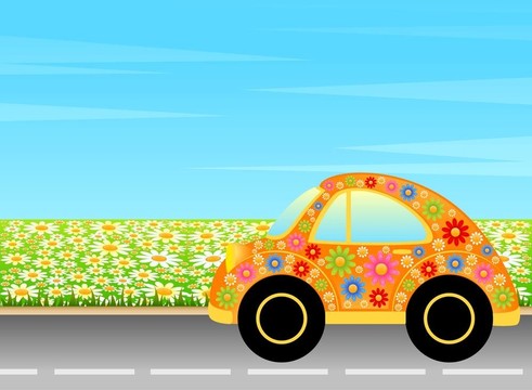 卡通車