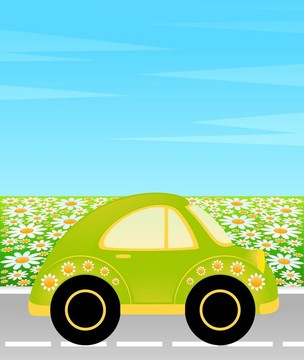 卡通車