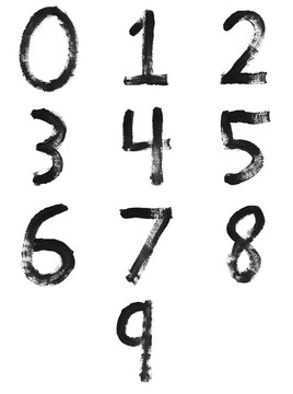 字母數(shù)字集；數(shù)字