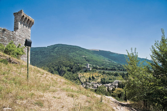Rocca Maggiore。阿西西。翁布里亞大區(qū)。