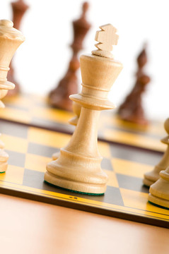 棋盤上的棋子