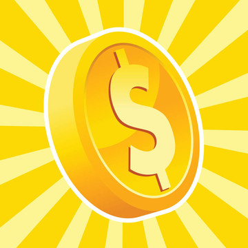 閃閃發(fā)光的金幣