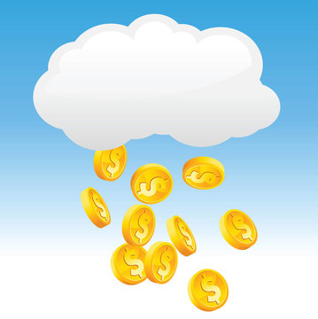 下雨的金幣
