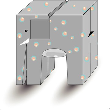 卡通大象男孩