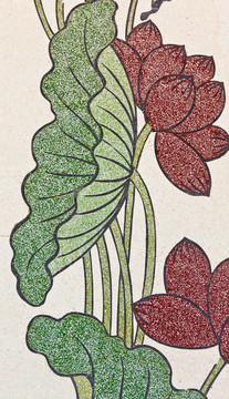 蓮花圖案在一個(gè)圓圈