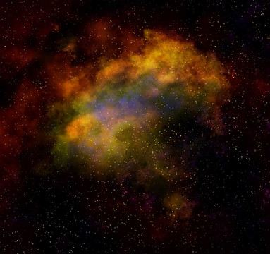 外層空間的星云