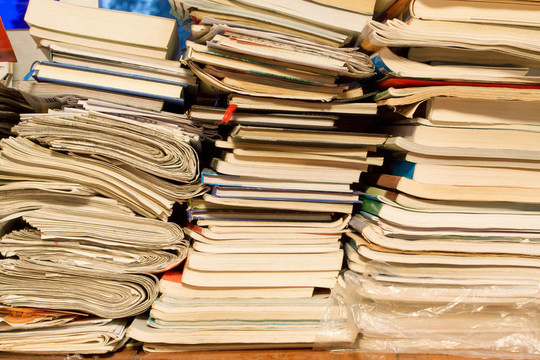 大堆書
