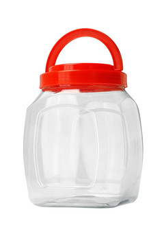 透明的塑料容器