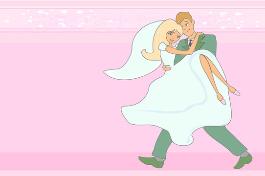 婚禮的夫婦